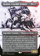 Kethek, Crucible Goliath (Borderless Ichor) [Phyrexia: All Will Be One] Foil