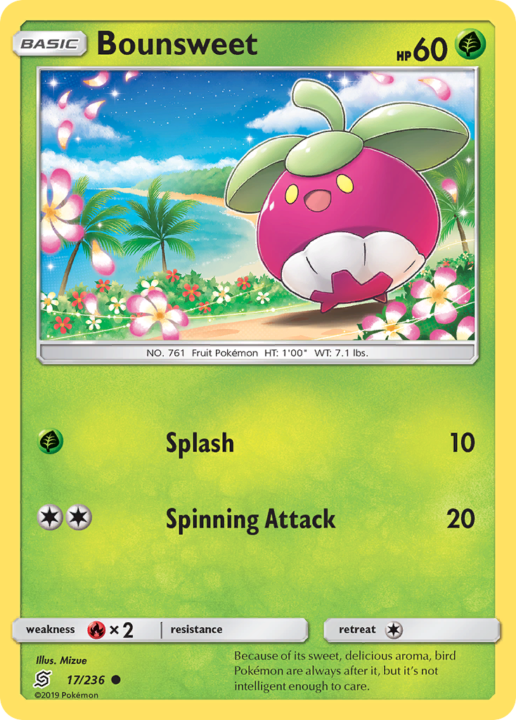 Bounsweet (17/236) [Sun & Moon: Unified Minds] Reverse Holofoil