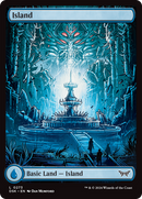 Island (273) - Full Art [Duskmourn: House of Horror] Foil