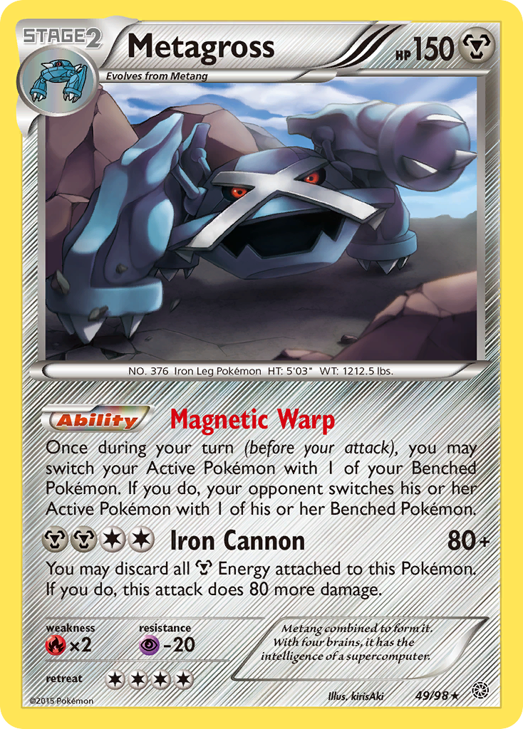 Metagross (49/98) [XY: Ancient Origins] Reverse Holofoil
