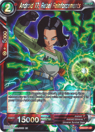 Android 17, Rebel Reinforcements (DB2-005) [Divine Multiverse] Parallel Foil