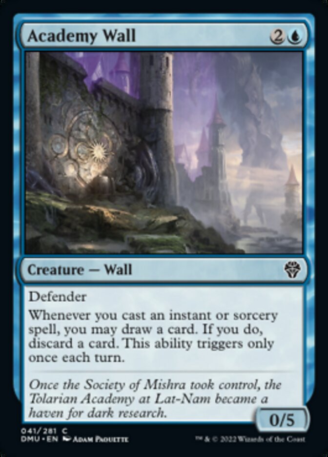 Academy Wall [Dominaria United] Foil