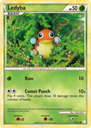 Ledyba (71/123) [HeartGold & SoulSilver: Base Set] Reverse Holofoil