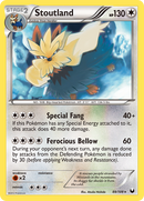Stoutland (88/108) [Black & White: Dark Explorers] Reverse Holofoil