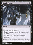 Subtle Strike [Zendikar Rising] Foil