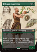 Diligent Zookeeper (Borderless) [Avatar: The Last Airbender] Foil
