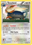 Stoutland (122/149) [Black & White: Boundaries Crossed] Reverse Holofoil