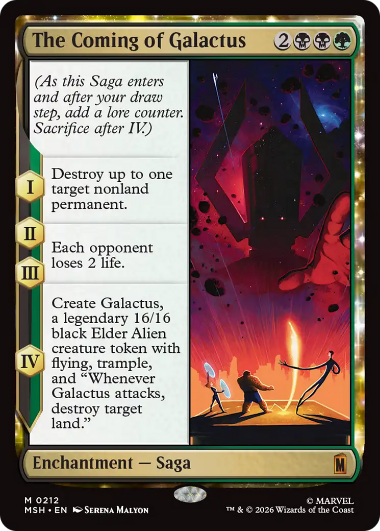 The Coming of Galactus [Marvel Super Heroes] Foil