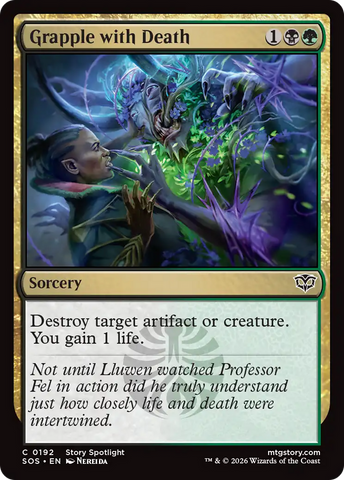 Grapple with Death [Secrets of Strixhaven] Foil