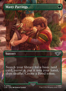 Many Partings (Borderless Alternate Art) [The Lord of the Rings: Tales of Middle-Earth] Foil