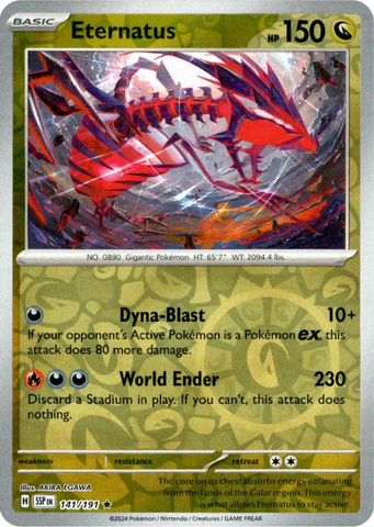 Eternatus (141/191) [Scarlet & Violet: Surging Sparks] Reverse Holofoil