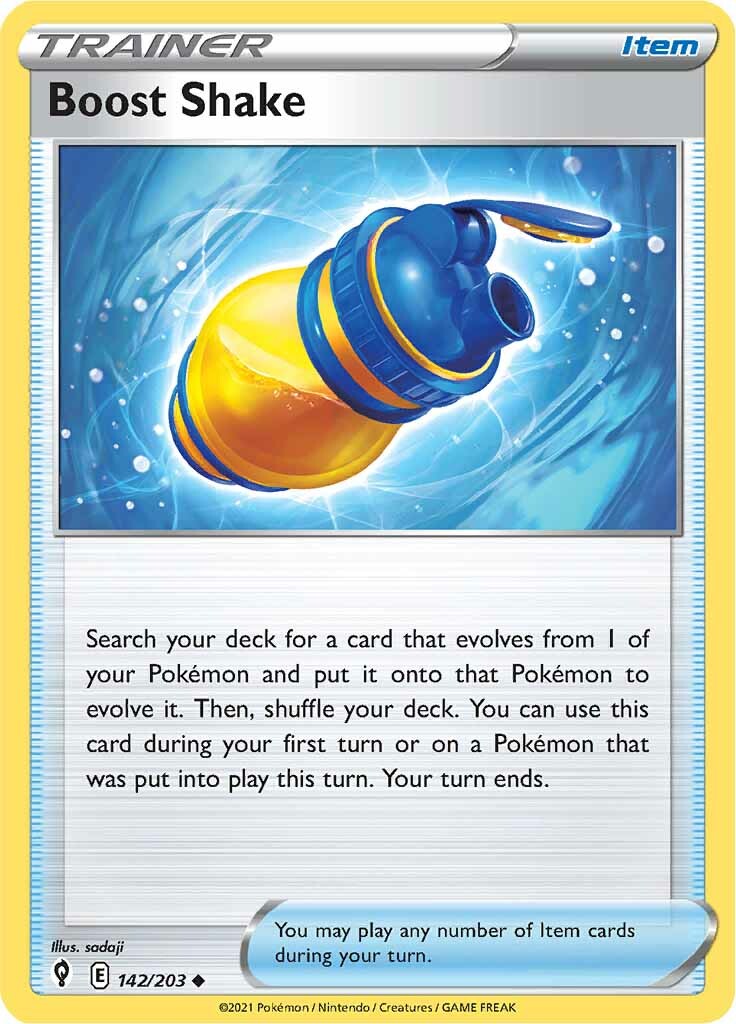 Boost Shake (142/203) [Sword & Shield: Evolving Skies] Reverse Holofoil