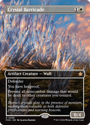 Crystal Barricade (Borderless) [Foundations] Foil