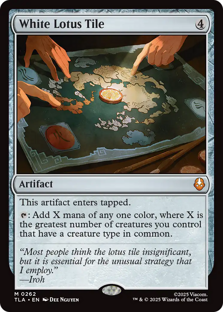 White Lotus Tile [Avatar: The Last Airbender] Foil