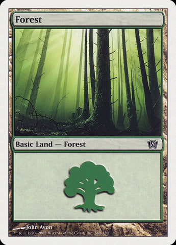 Forest (348) [Eighth Edition] Foil