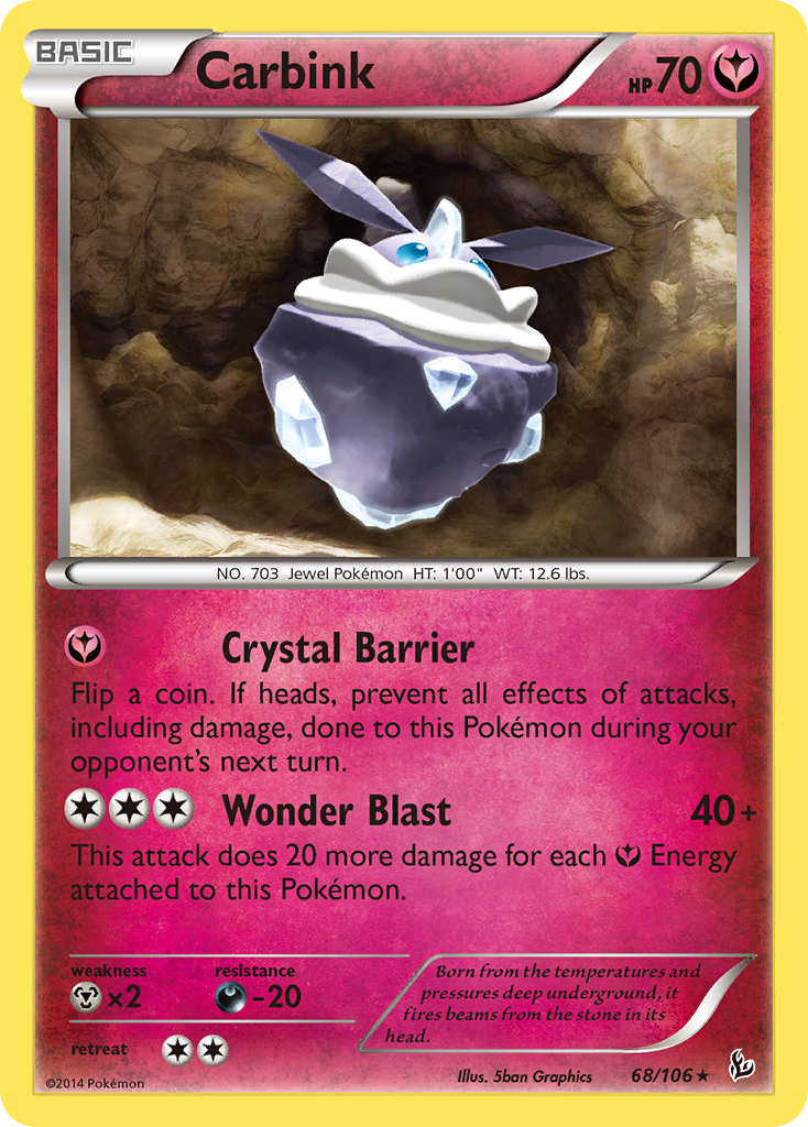 Carbink (68/106) [XY: Flashfire] Reverse Holofoil