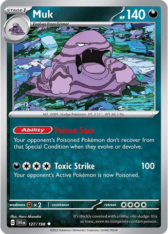 Muk (127/198) [Scarlet & Violet: Base Set] Reverse Holofoil