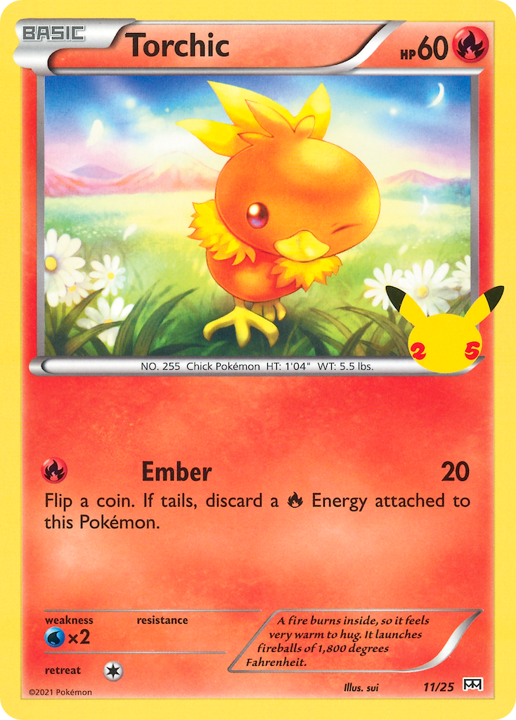 Torchic (11/25) [McDonald's 25th Anniversary] Holofoil