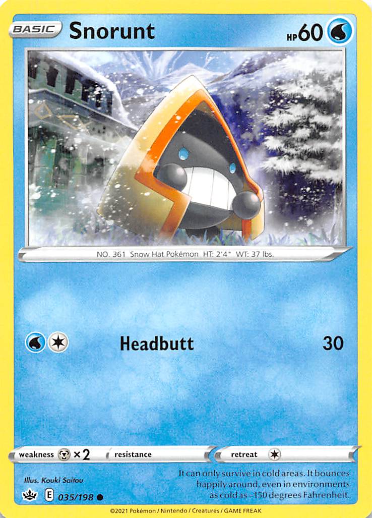Snorunt (035/198) [Sword & Shield: Chilling Reign] Reverse Holofoil
