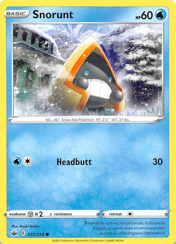 Snorunt (035/198) [Sword & Shield: Chilling Reign] Reverse Holofoil