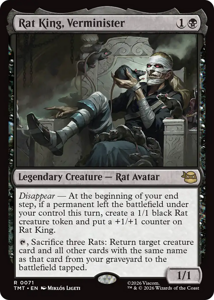 Rat King, Verminister [Teenage Mutant Ninja Turtles] Foil