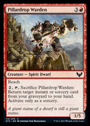 Pillardrop Warden [Strixhaven: School of Mages] Foil