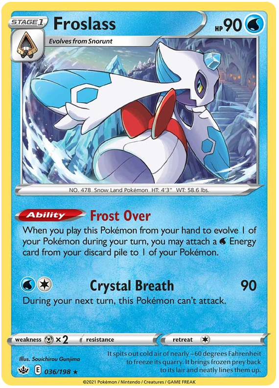 Froslass (036/198) [Sword & Shield: Chilling Reign] Reverse Holofoil