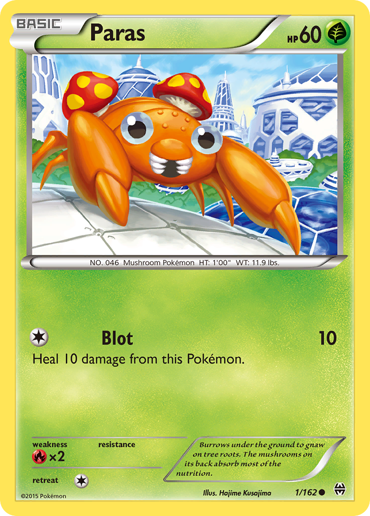 Paras (1/162) [XY: BREAKthrough] Reverse Holofoil