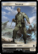 Soldier // Mutant Double-Sided Token [Doctor Who Tokens] Foil