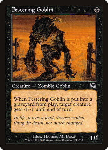 Festering Goblin [Onslaught] Foil