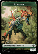 Dinosaur Egg // Dinosaur (0010) Double-Sided Token [The Lost Caverns of Ixalan Tokens] Foil