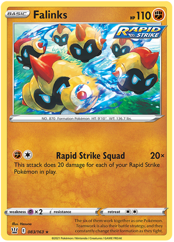 Falinks (083/163) [Sword & Shield: Battle Styles] Reverse Holofoil