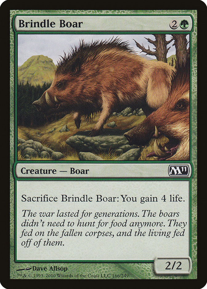 Brindle Boar [Magic 2011] Foil