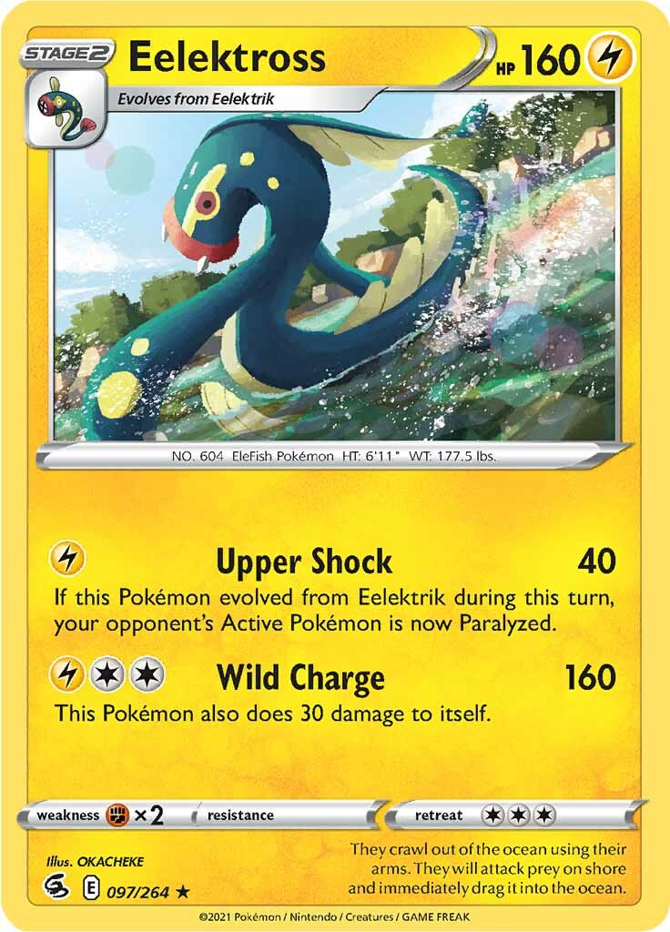 Eelektross (097/264) [Sword & Shield: Fusion Strike] Reverse Holofoil
