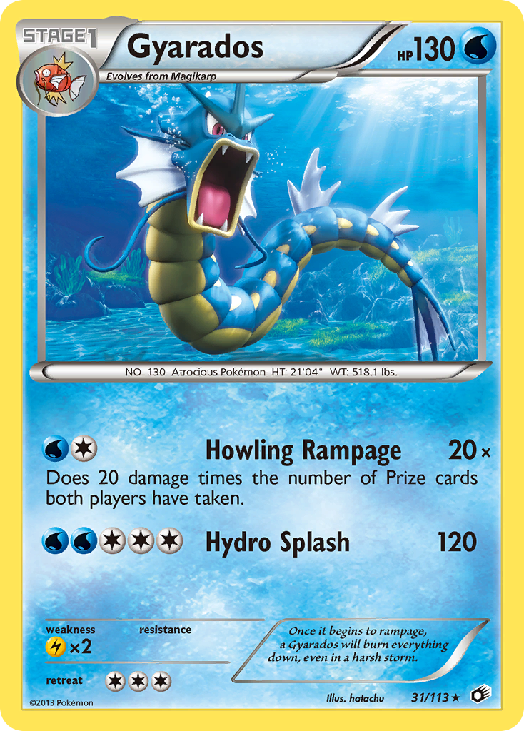 Gyarados (31/113) [Black & White: Legendary Treasures] Reverse Holofoil