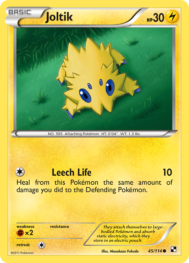 Joltik (45/114) [Black & White: Base Set] Reverse Holofoil