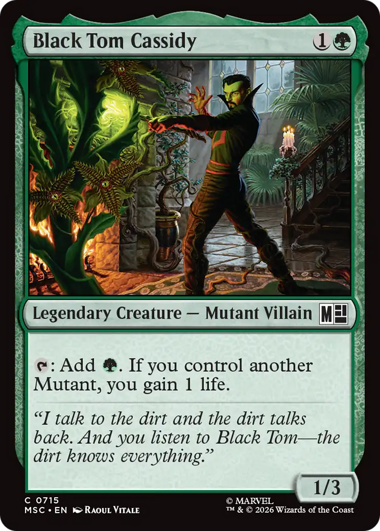 Black Tom Cassidy [Marvel Super Heroes Commander] Foil
