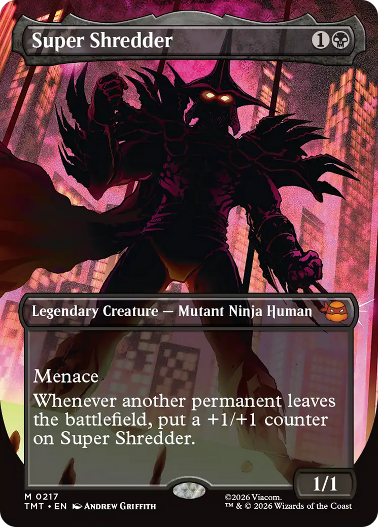 Super Shredder (Borderless) [Teenage Mutant Ninja Turtles] Foil