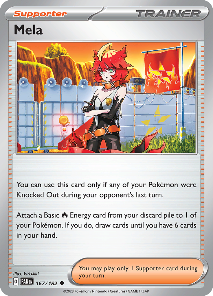 Mela (167/182) [Scarlet & Violet: Paradox Rift] Reverse Holofoil