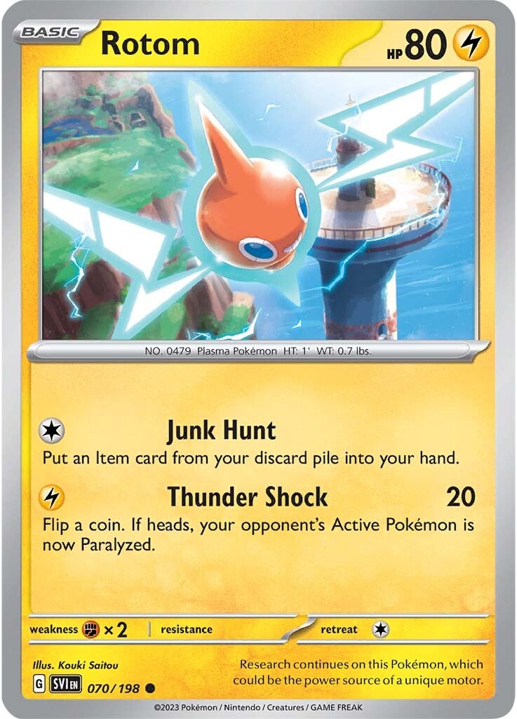 Rotom (070/198) [Scarlet & Violet: Base Set] Reverse Holofoil