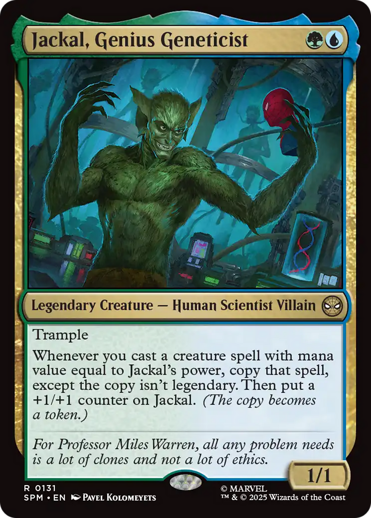 Jackal, Genius Geneticist [Marvel's Spider-Man] Foil