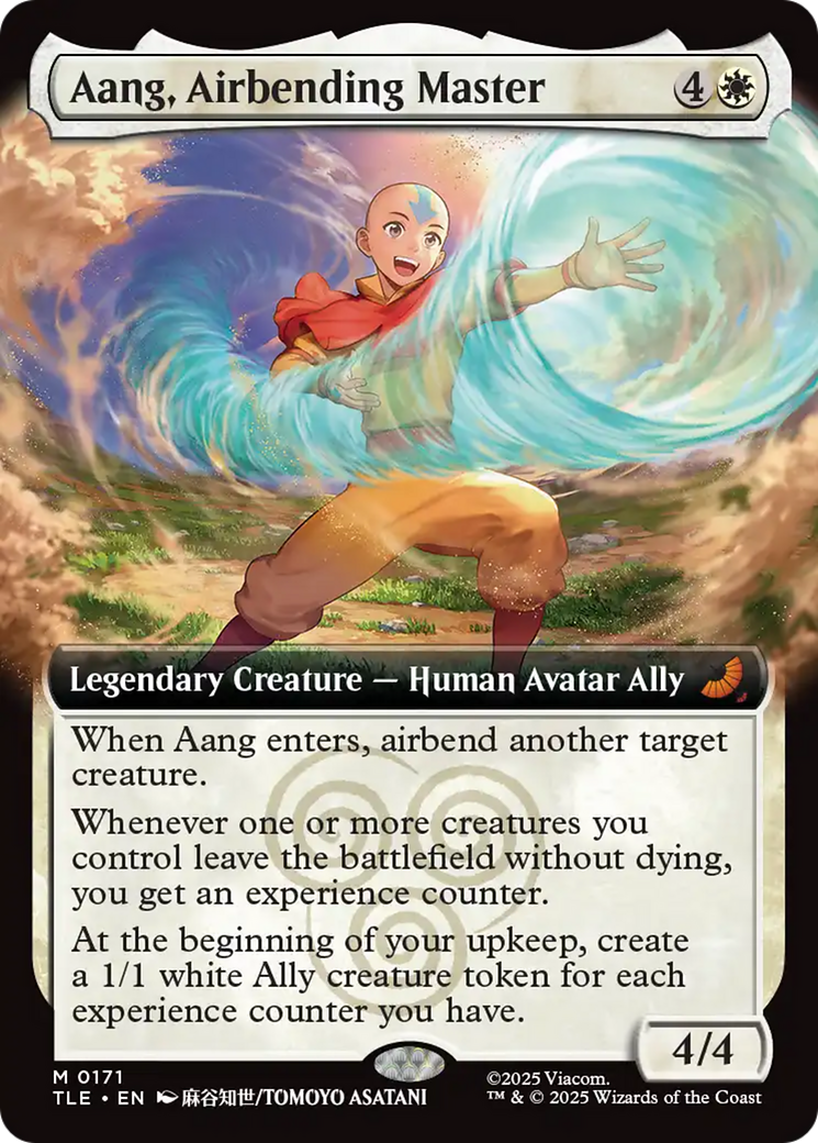 Aang, Airbending Master (Extended Art) [Avatar: The Last Airbender: Eternal-Legal] Foil