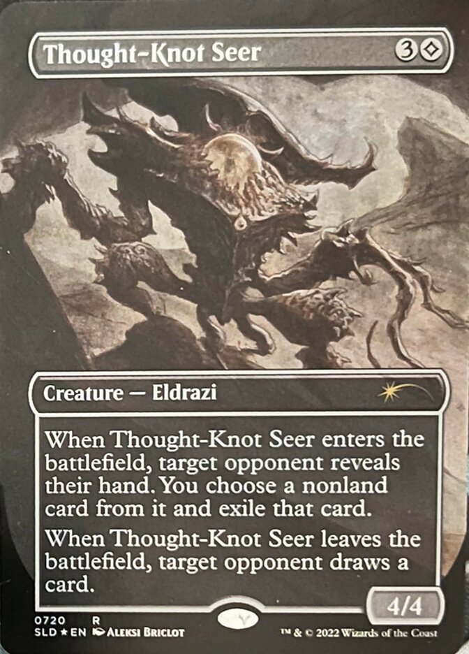 Thought-Knot Seer (720) (Borderless) [Secret Lair Drop Promos] Foil