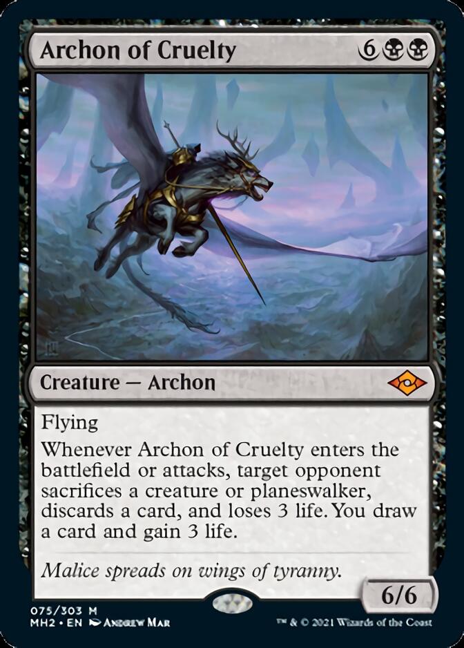 Archon of Cruelty [Modern Horizons 2] Foil
