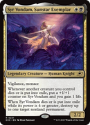 Syr Vondam, Sunstar Exemplar [Edge of Eternities] Foil