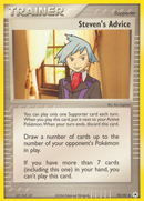 Steven's Advice (92/101) [EX: Hidden Legends] Reverse Holofoil
