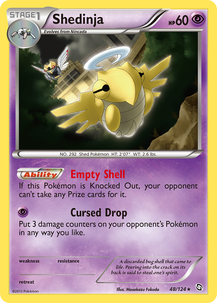 Shedinja (48/124) [Black & White: Dragons Exalted] Reverse Holofoil