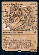 Ancient Gold Dragon (Showcase) [Commander Legends: Battle for Baldur's Gate] Foil