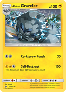 Alolan Graveler (33/111) [Sun & Moon: Crimson Invasion] Reverse Holofoil