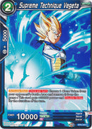 Supreme Technique Vegeta (BT8-029) [Malicious Machinations] Parallel Foil